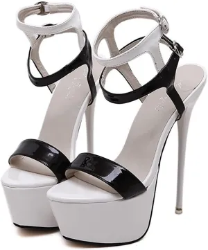 16CM/6.30IN Summer Fashion High Heels Platform Sandals for Women Sexy Open Toe High Heels Party Dress Wedding Nightclub Women Shoes