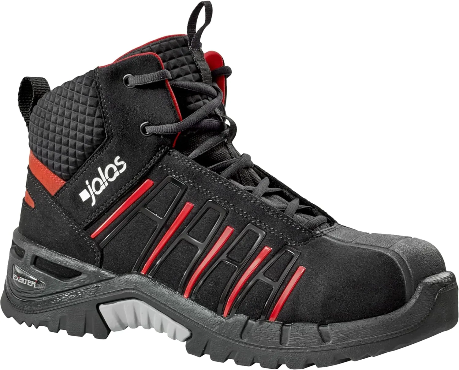 9975 Exalter Safety Shoe - Work Boots - Aluminium Toecap - Mid-Cut - Water Repellant - S3, SRC, HRO, Protective Work Shoes for Everyday Comfort