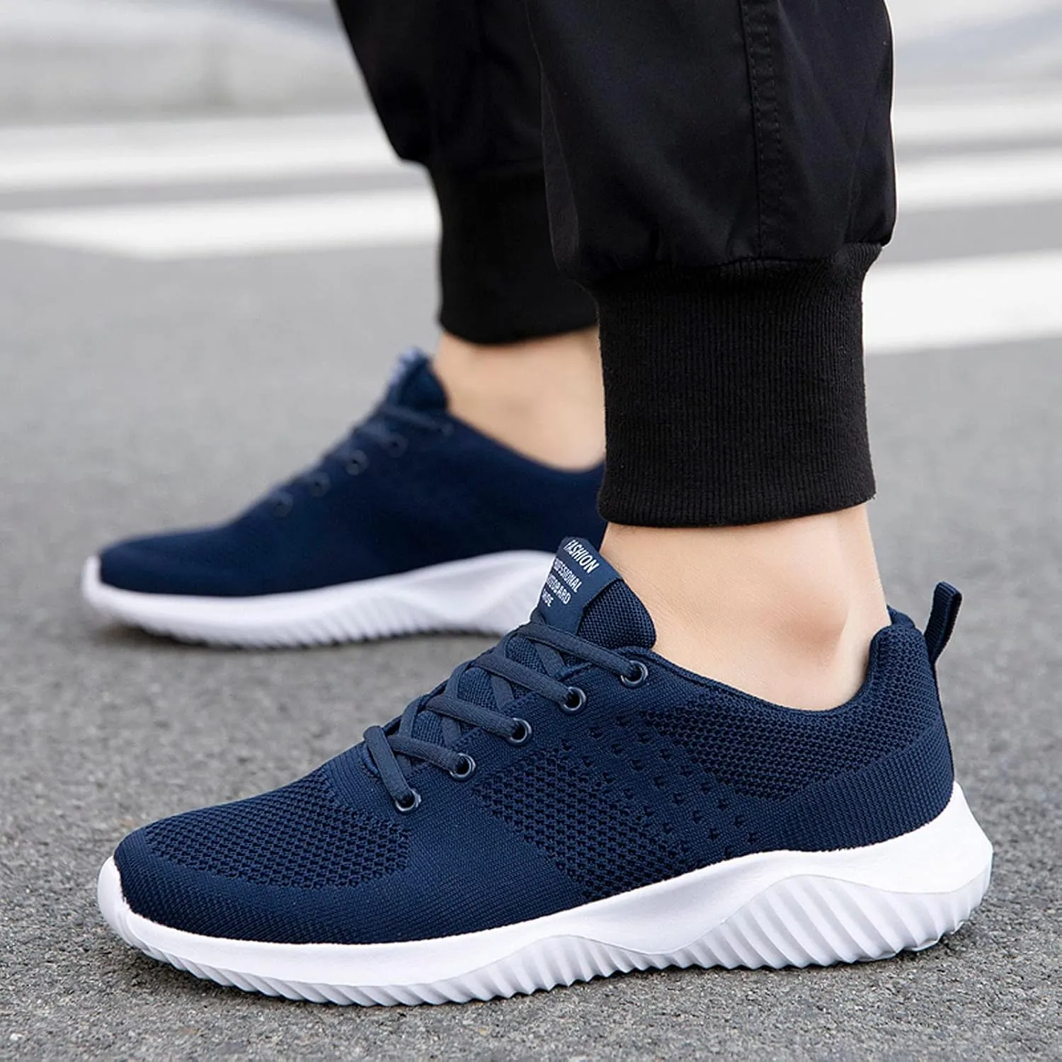 Athletic Walking Shoes for Men Lightweight Tennis Shoes Non Slip Running Shoes Comfortable Breathable Sneakers