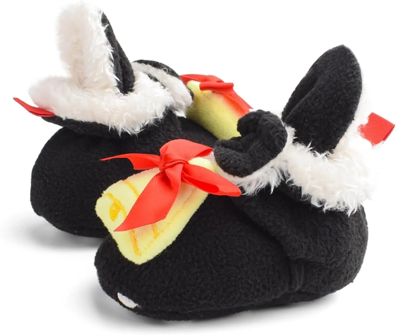 Baby Christmas Booties Infant Newborn Boys Girls Cozy Fleece Slippers Soft Winter Warm Crib Sock Shoes First Walkers