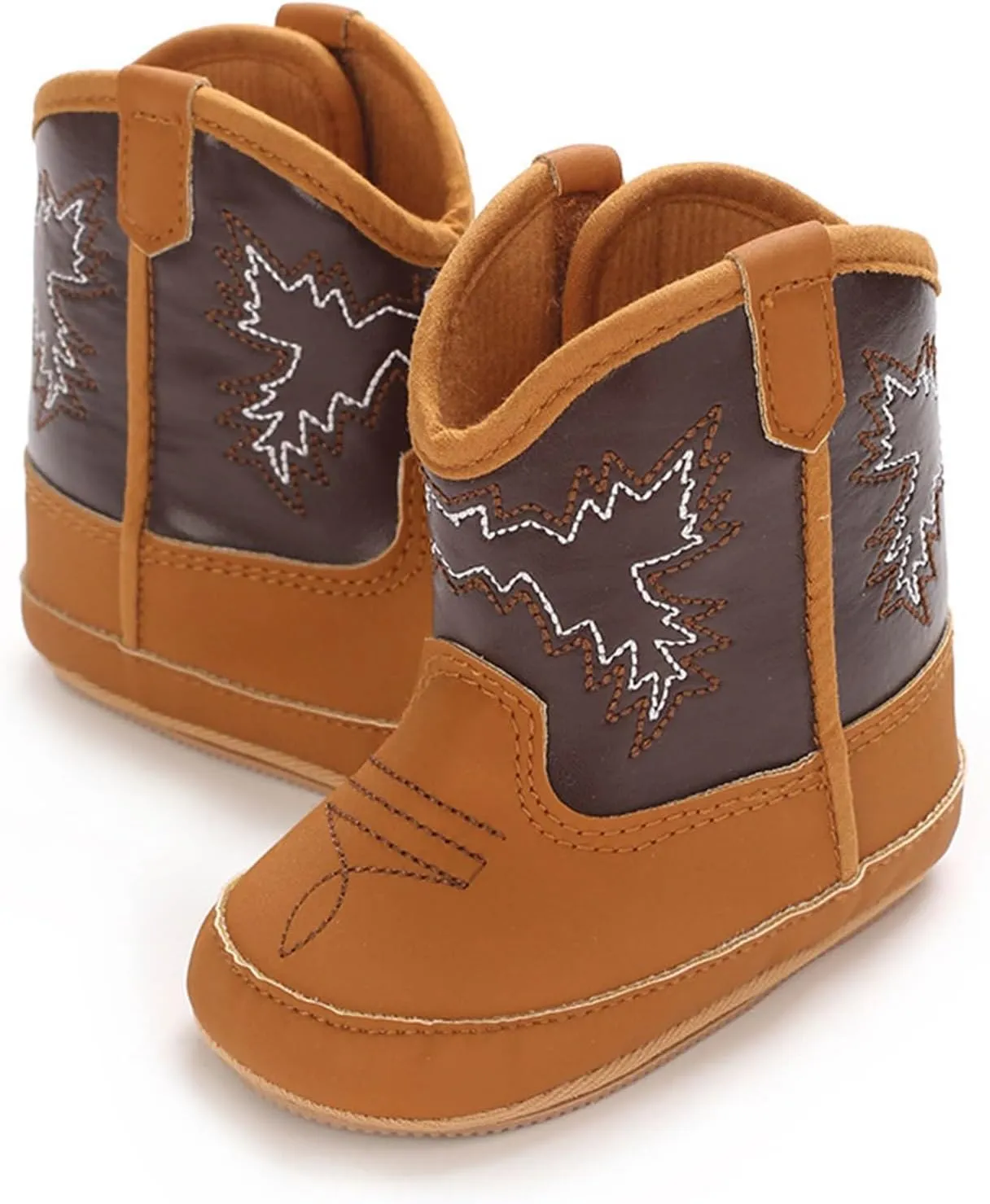 Baby Infant Soft PU Non Slip Shoes Soles Cute Little Boots Newborn Solid Breathable Walking Shoes for Outdoor