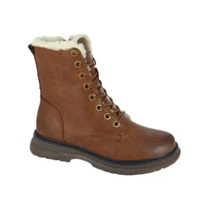 Cipriata L537 BROWN Fur lined Ankle Boot L537BT