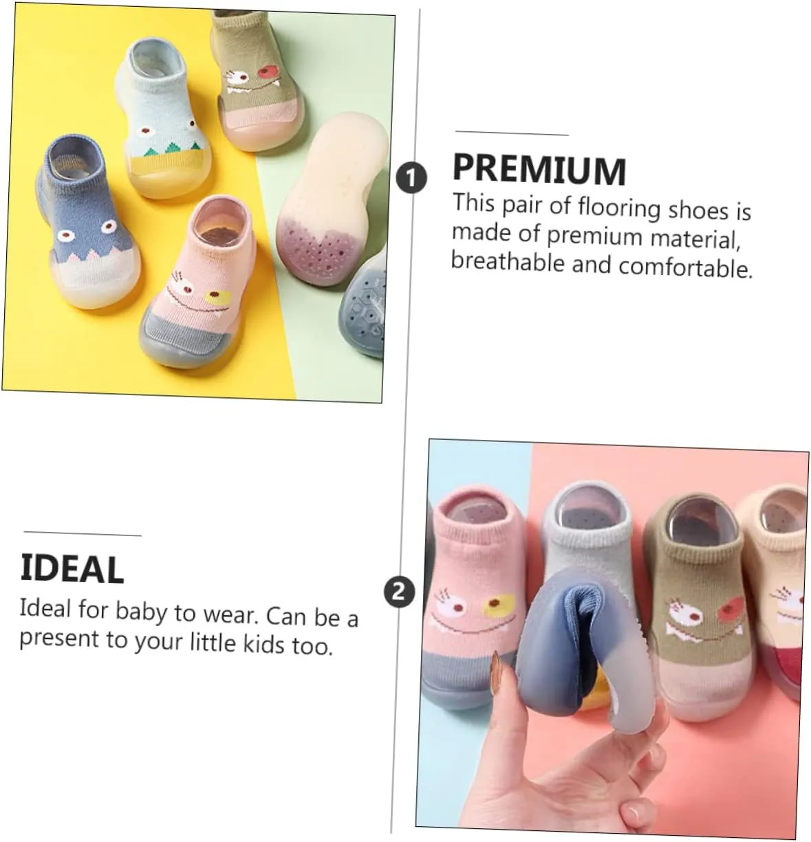 CLISPEED Socks Knitted Non Socks Shoes Sock Shoe Socks Slipper Socks Slippers Babies for Shoes