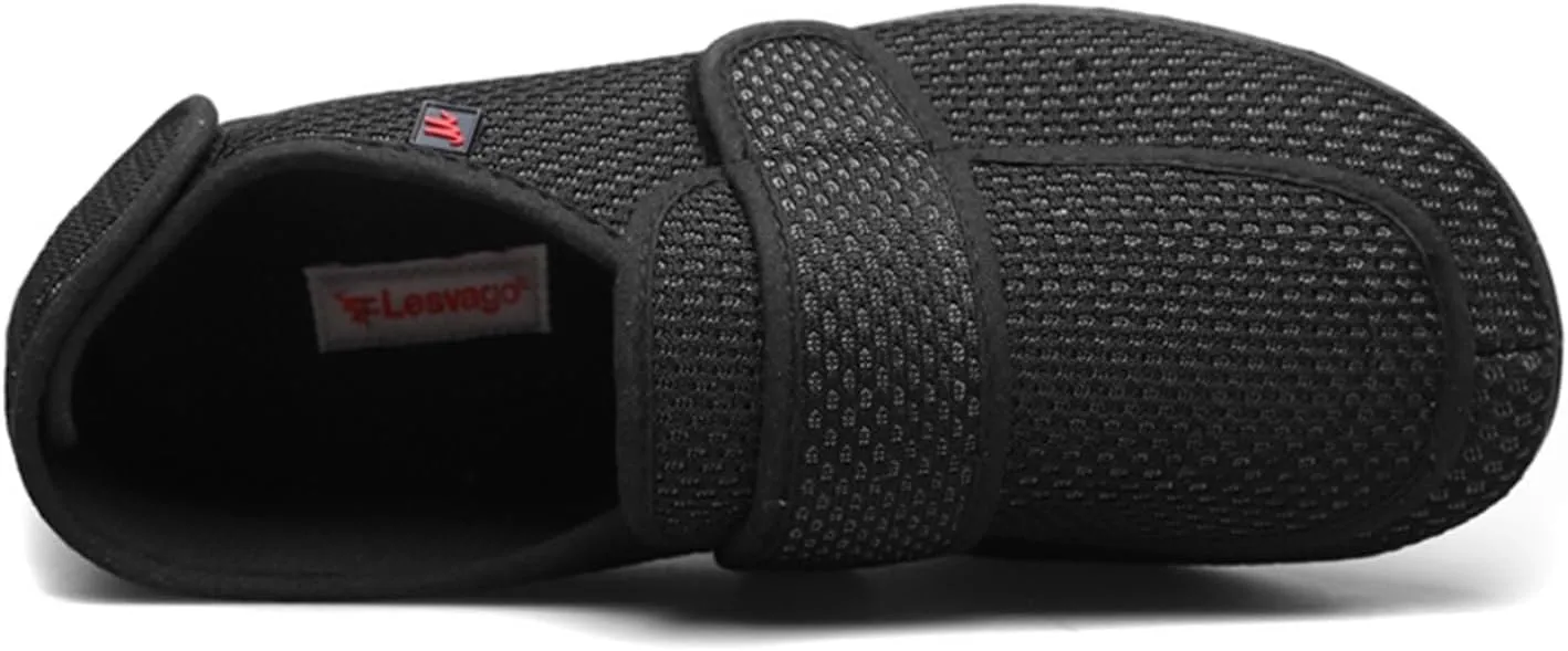 Comfortable & Breathable Men's Diabetic Shoes - Extra Wide Slip-on for Swollen Feet, Elderly, Edema & Sensitive Feet