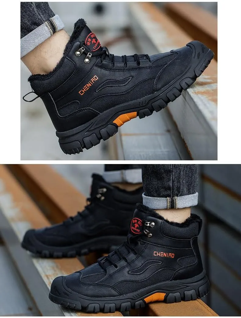 Composite Toe Safety Boots - High Top, Breathable & Indestructible , Wide Width & Soft Comfort, Anti-Smashing & Puncture-Resistant, Slip-Resistant Non-Skid for Construction & Warehouse Work Shoes