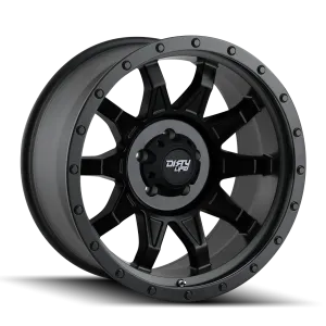 DIRTY LIFE 9301-2973MBN ROADKILL (9301) MATTE BLACK/BLACK BEADLOCK 20X9 5-127 0MM 83.82MM
