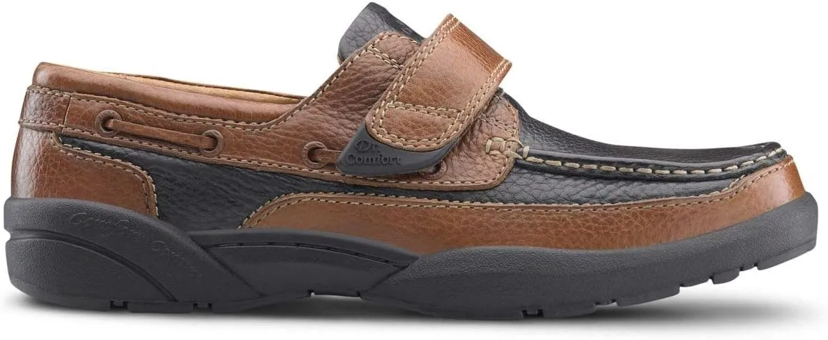 Dr. Comfort Mike Men's Therapeutic Diabetic Extra Depth Shoe: Chestnut/Black