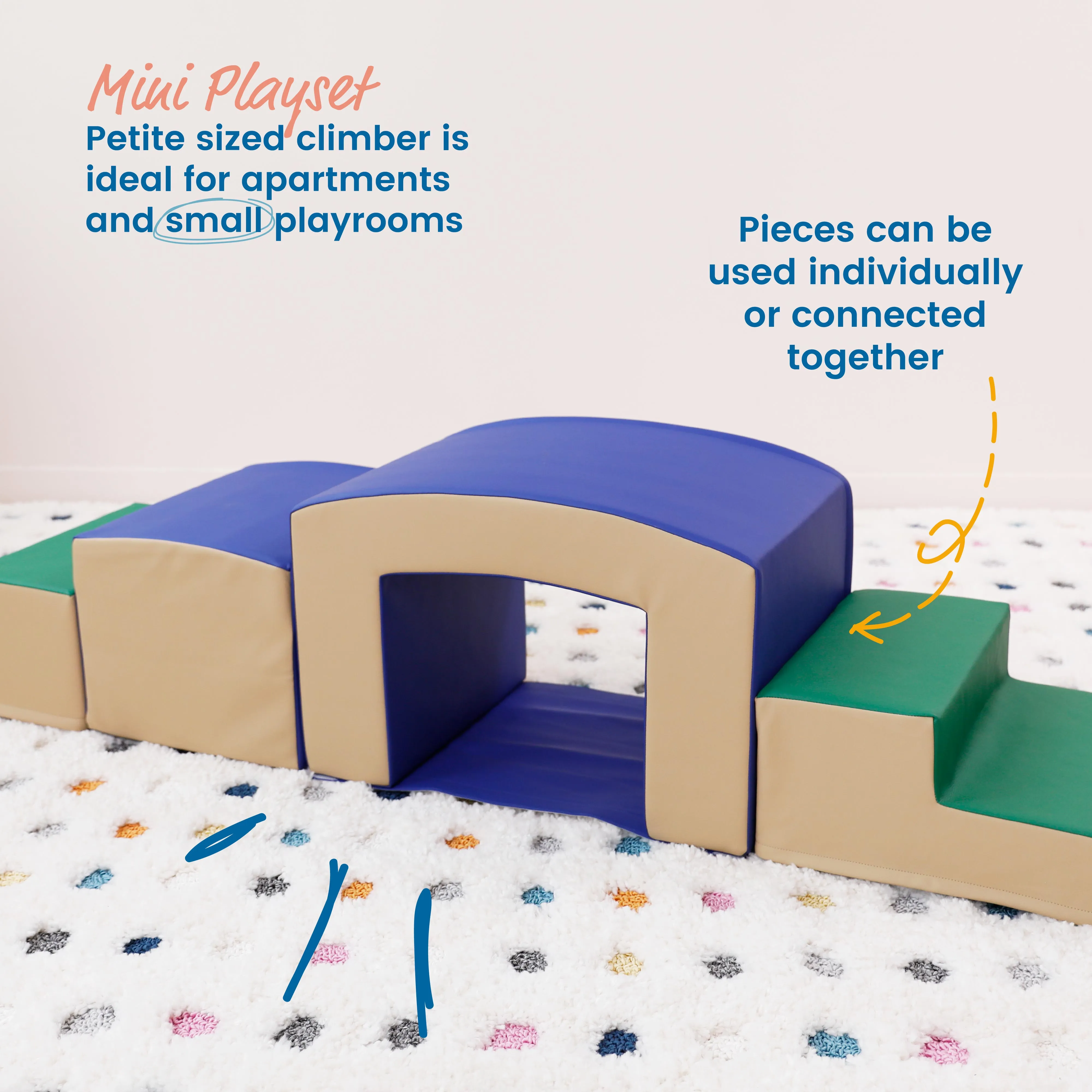 Junior Step Up n' Over, Beginner Playset, 4-Piece