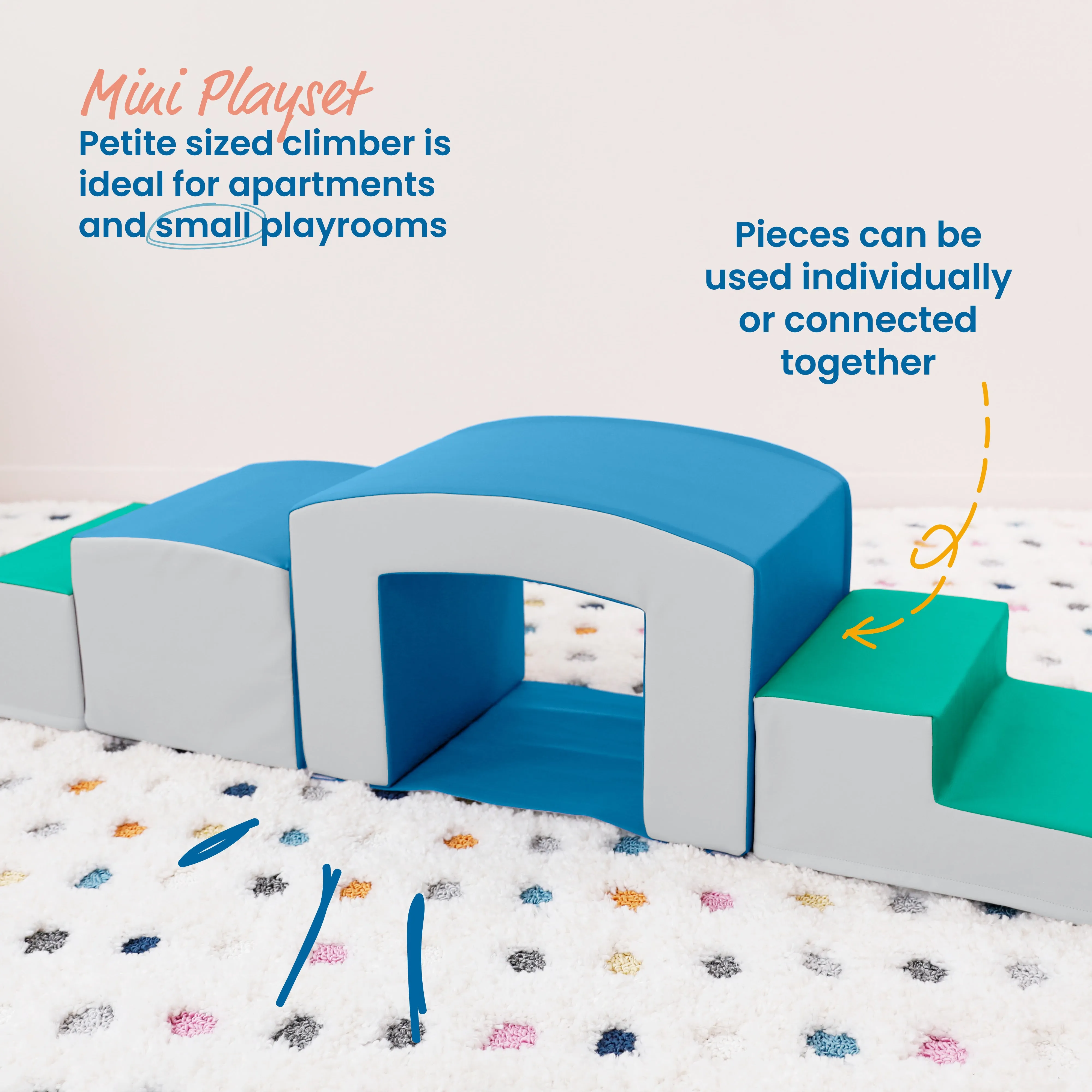 Junior Step Up n' Over, Beginner Playset, 4-Piece