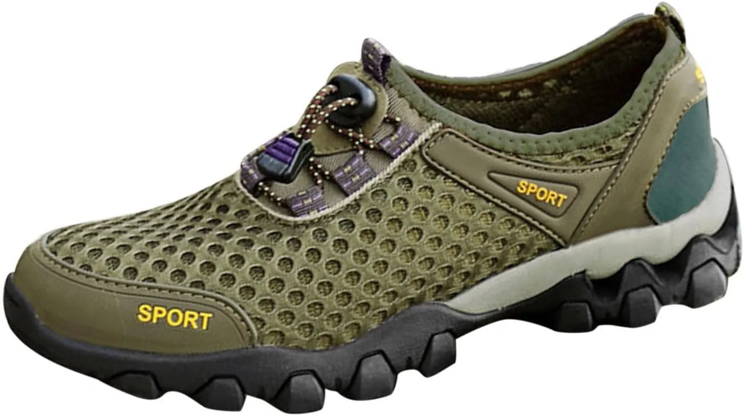 Men Hiking Shoes Outdoor Breathable Sneakers Travel Walking Shoes Casual Jogging Driving Shoes Running Shoes