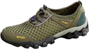 Men Hiking Shoes Outdoor Breathable Sneakers Travel Walking Shoes Casual Jogging Driving Shoes Running Shoes