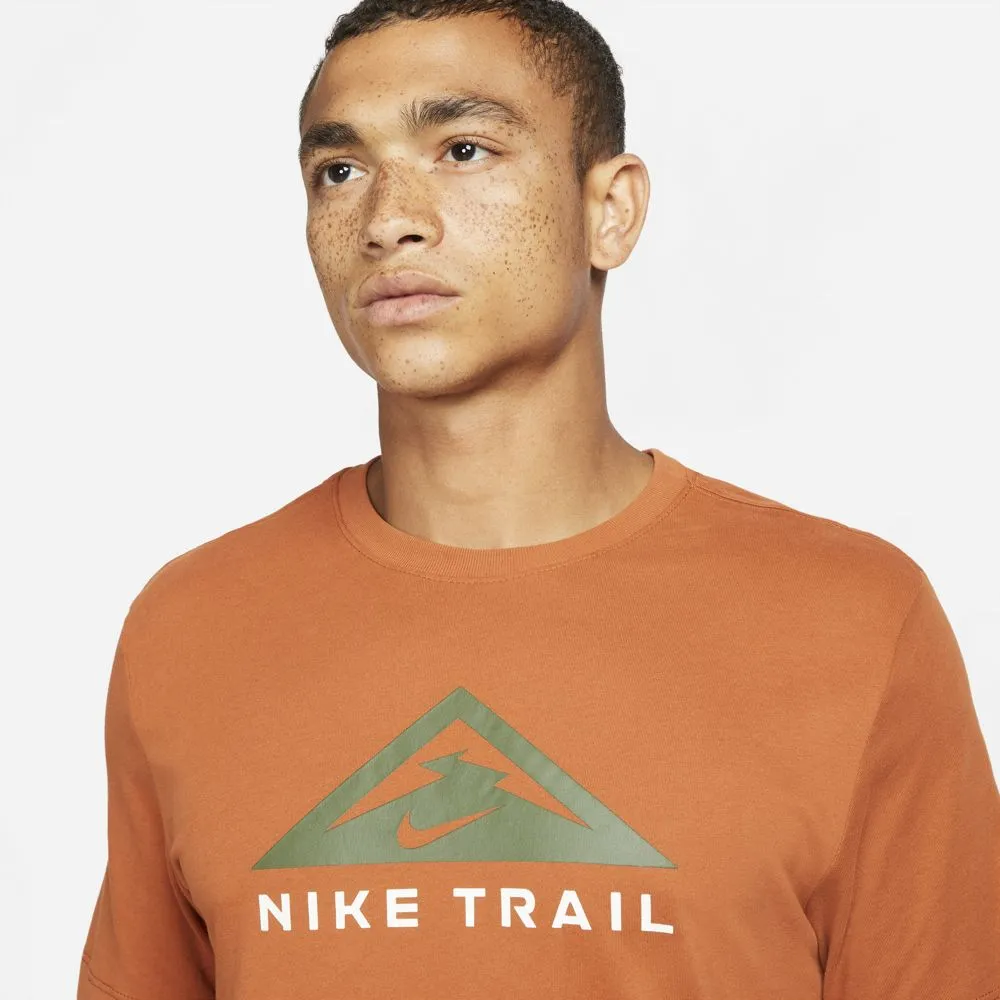 Mens Nike Dri Fit Trail Running Tee