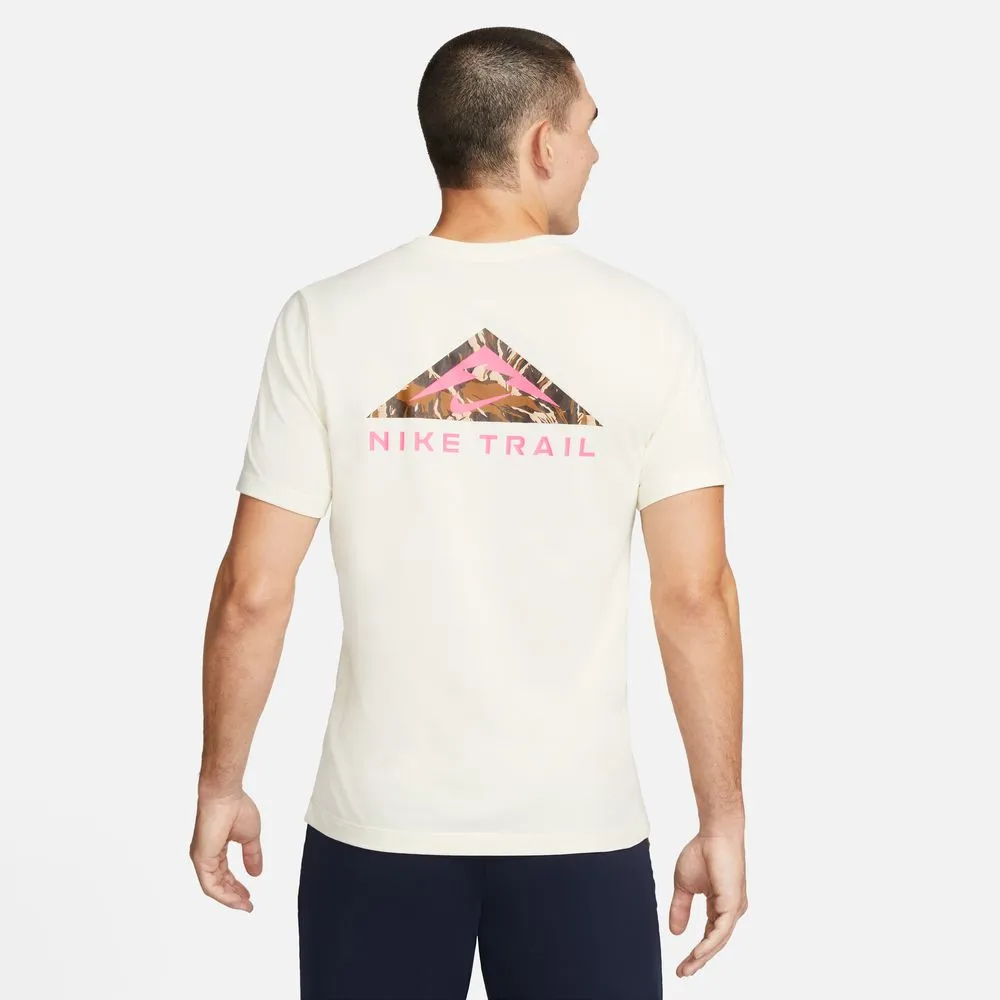 Mens Nike Dri Fit Trail Running Tee