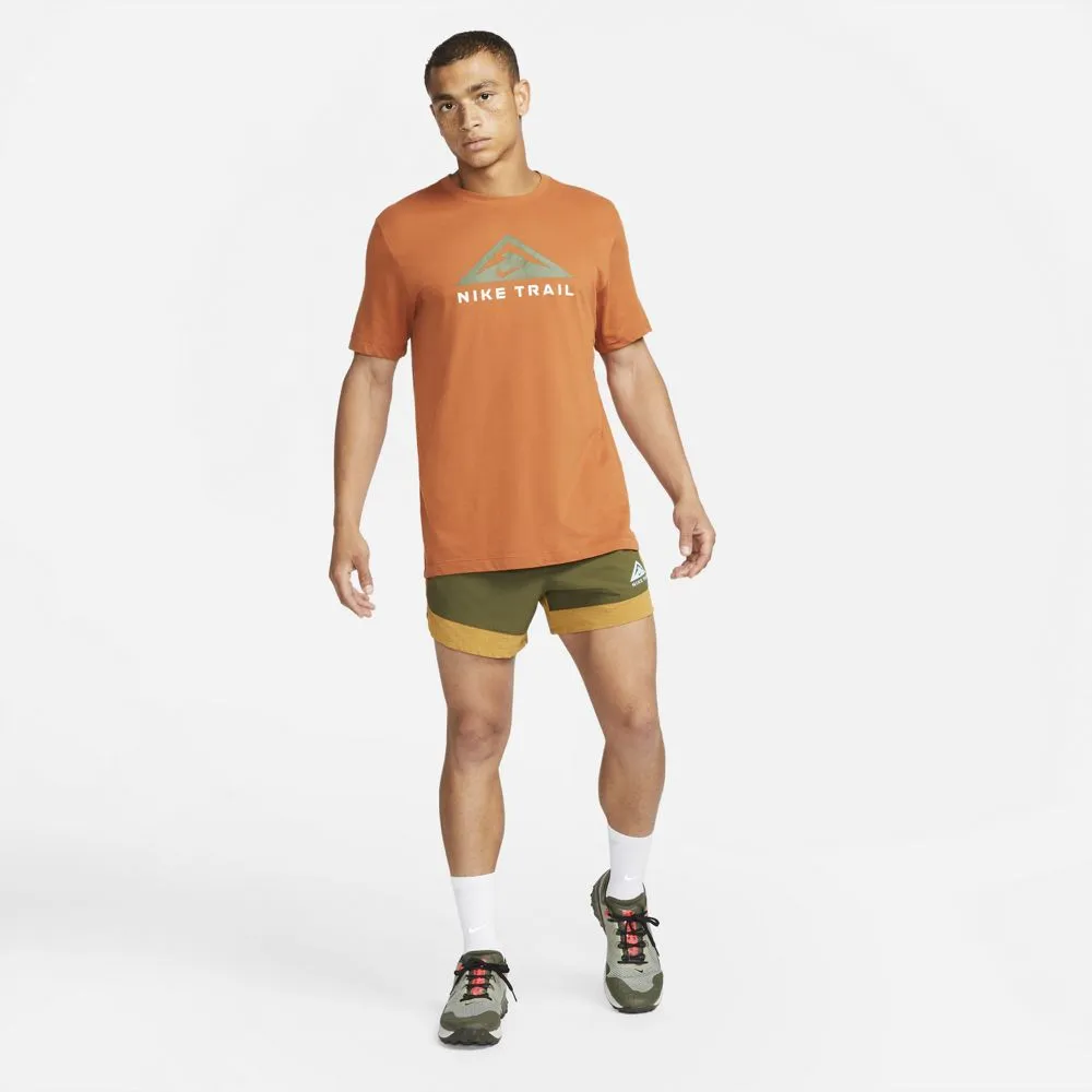 Mens Nike Dri Fit Trail Running Tee