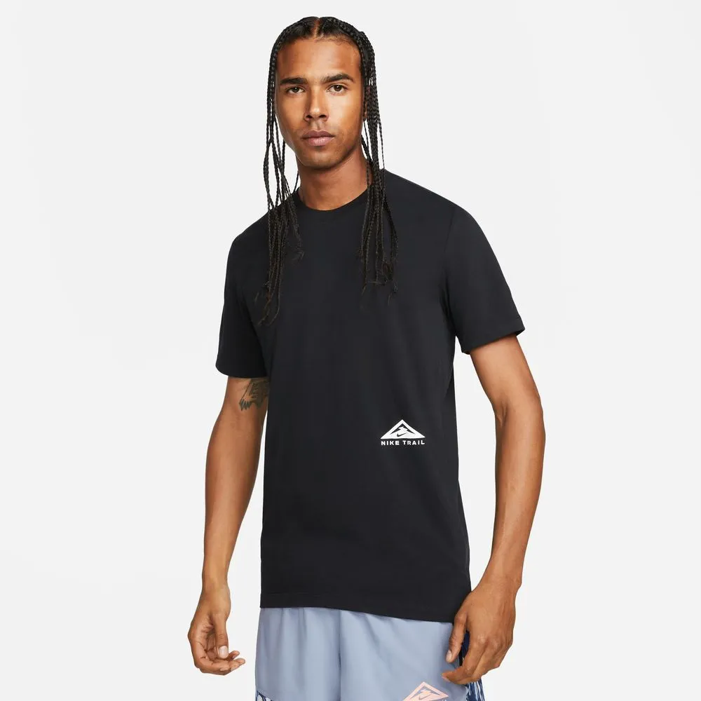 Mens Nike Dri Fit Trail Running Tee