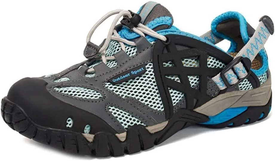 MIOKE Women's Fashion Outdoor Hiking Shoes Lightweight Mesh Running Hiker Waterproof Non-Slip Trail Shoes