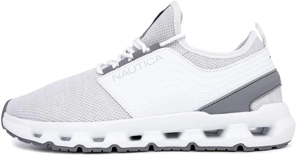 Nautica Mens Running Sneakers Sport Fashion Lace-Up Athletic Soft Shoes for Gym Tennis Men  Cushioned, Breathable, Lightweight & Comfortable