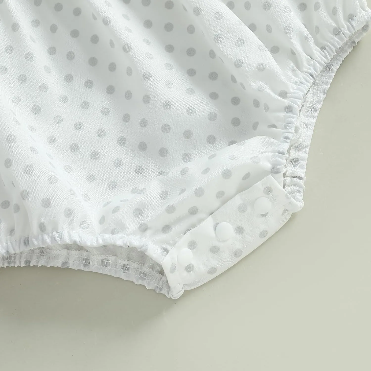 Newborn Baby Girl Outfit Ballet Shoes Dot Print Flying Sleeve Bubble Romper Infant Bodysuit Cute Bow Clothes Summer