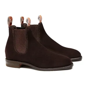 R.M.Williams Comfort Craftsman Suede Boots - Chocolate