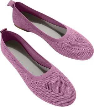 Sandals Women Summer Fashion Mesh Breathable Slip on Flat Sandals Solid Pointed Toe Closed Toe Shallow Mouth Shoes Lightweight Comfy Ladies Casual Shoes
