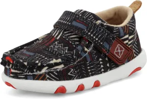 Twisted X Infant's Driving Moc, Moc Toe, Black Multi, 8 M