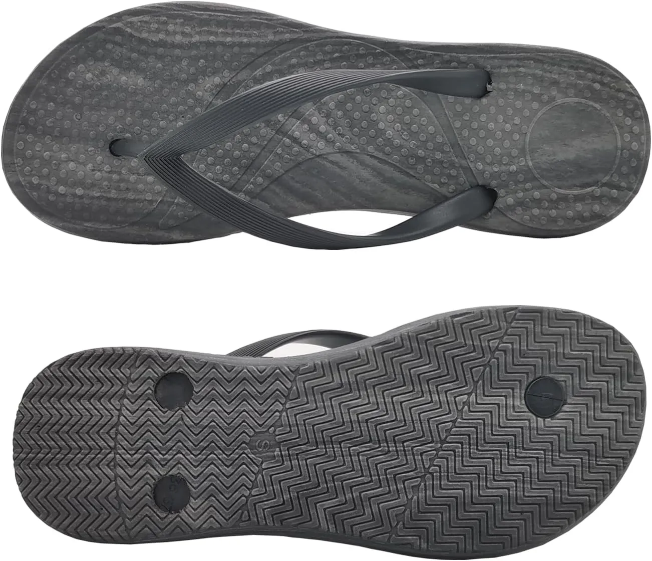 VOVEA Flip Flops For Women Non-Slip Bathroom Shower Shoes Cushion foam Indoor and Outdoor Sandals