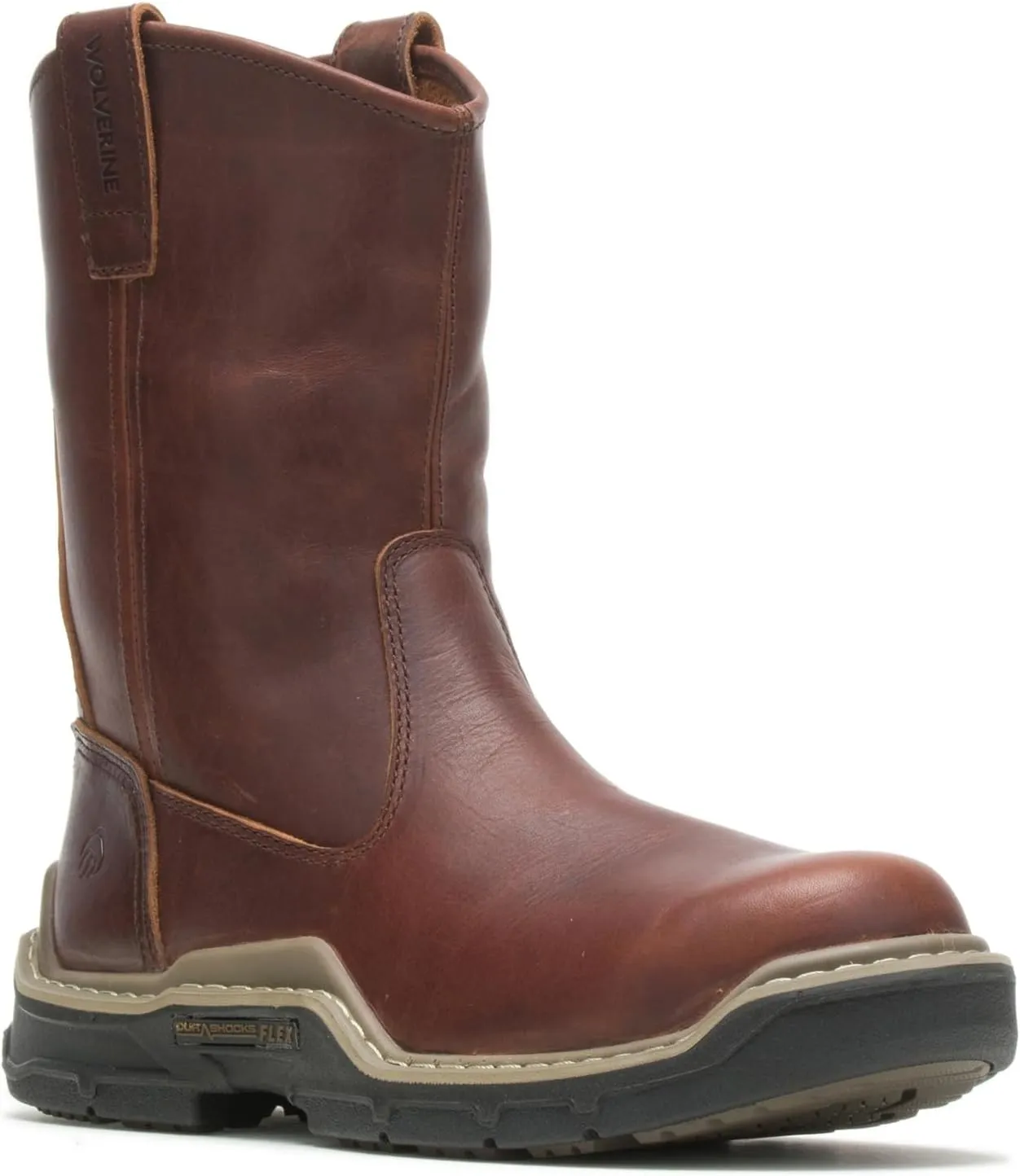 Wolverine Men's Raider DuraShocks Wellington 10 Inch Composite Toe Construction Boot