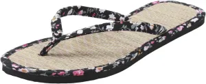 Women Shoes Flat Thongs Straw Mat Slippers Casual Home Fashion Woven Sandals Shoes Women Wide Width Shower