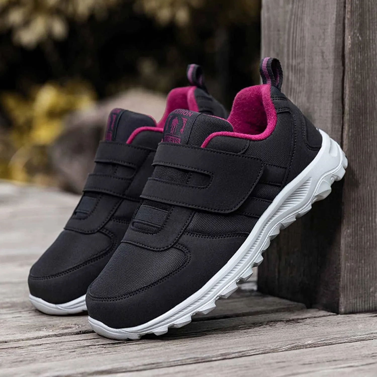 Womens Orthopedic Bowling Shoes Comfortable Mesh Lightweight Breathable Cushion Sneakers Arch Support Wide Width Slip on Walking Shoes
