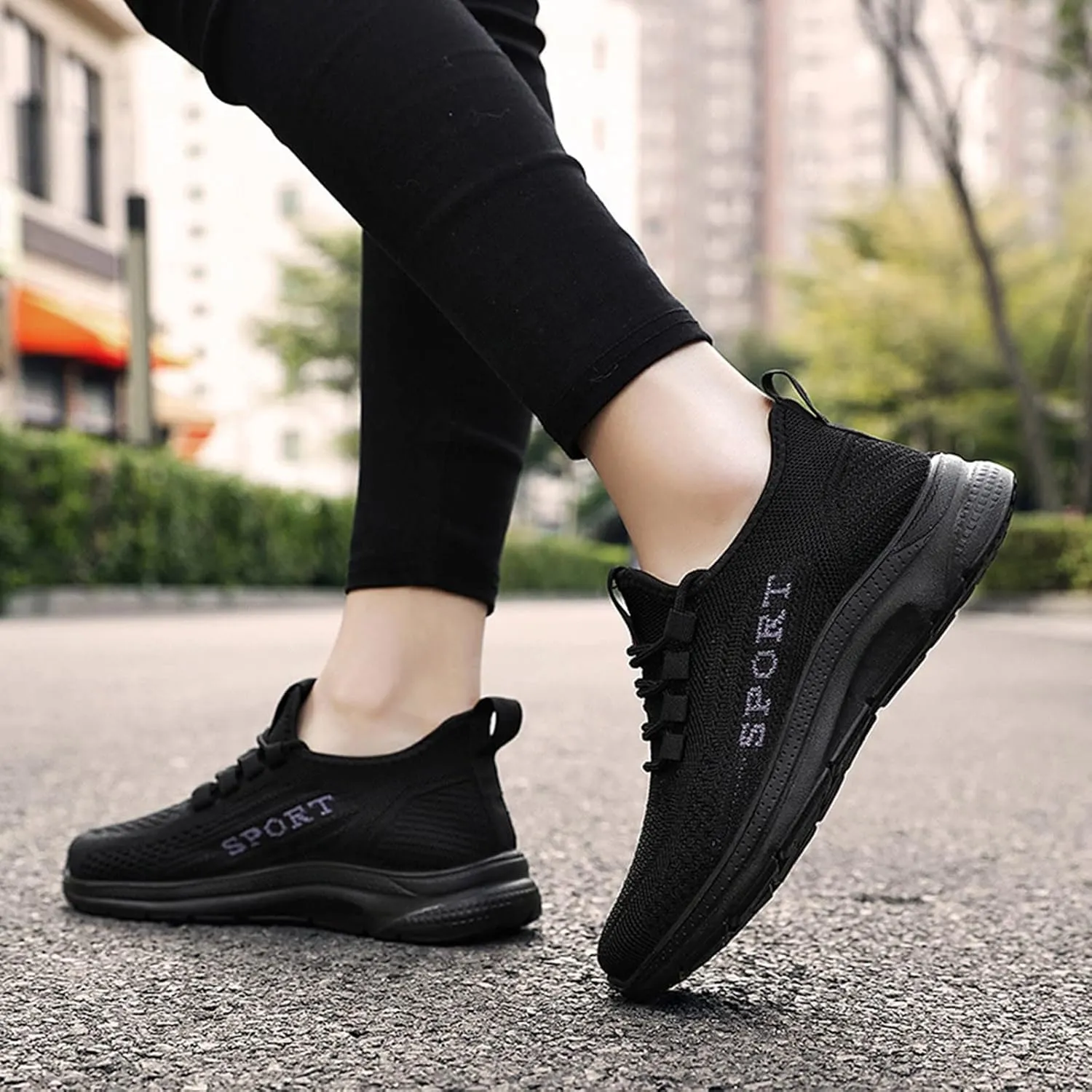 ZSpzx Womens Sport Shoes Air Cushioned Low Top Orthopedic Running Sneakers Athletic Comfy Breathable Arch Support Orthopedic Tennis Jogging Shoe Fashion Footwear for Gym Travel Daily Wear